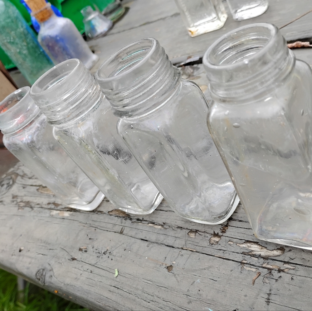 Vintage spice jars